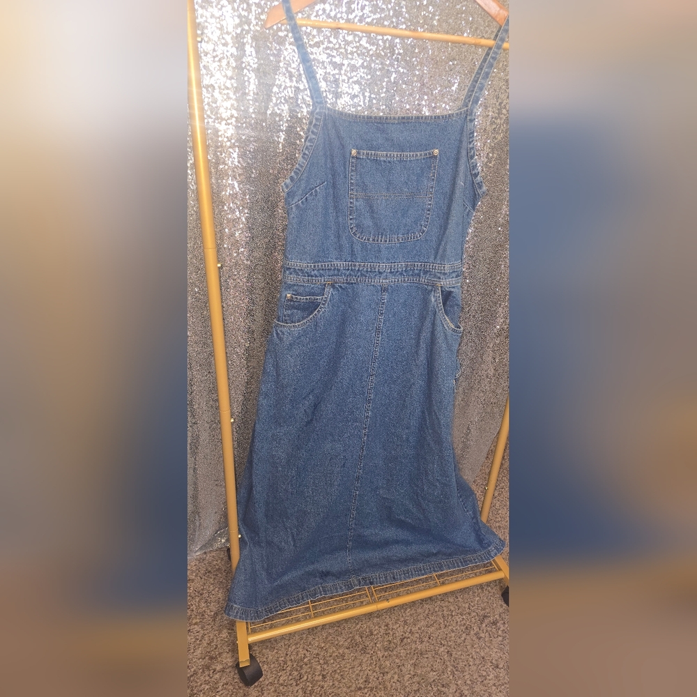 Vintage OF jeans Maxi Denimn Overall!